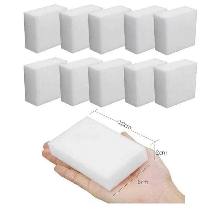 Magiczna Gąbka magiczne gąbki GRUBE 2cm 10szt AG672