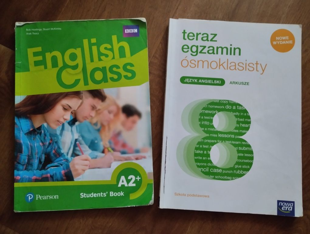 English Claas, podręcznik, repetytorium ósmoklasisty ,nowa era