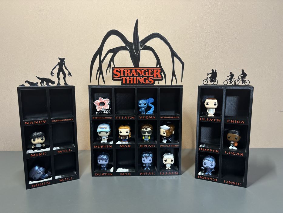 Полички для фігурок Kinder Joy Funko Pop Stranger Things на 24фігурки