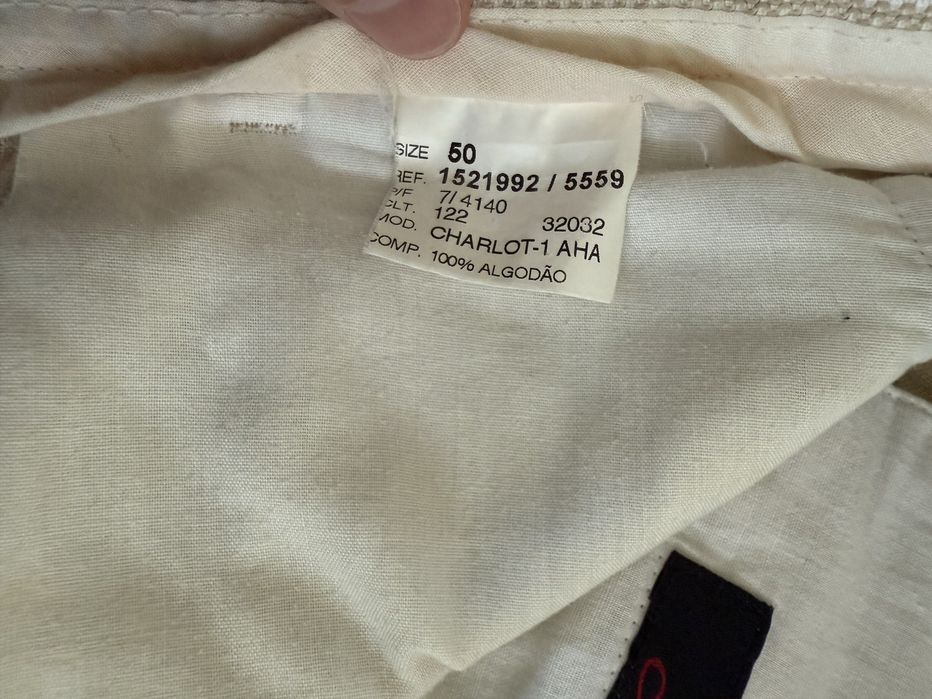 Calças Bombazine bege - 50