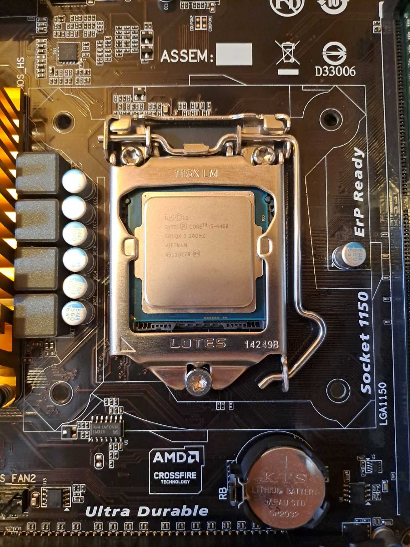Bundle i5-4460 / Board Gigabyte H97M-D3H / 16GB DDR3 Crucial
