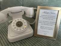 Ksiega gości audio telefon retro nagranie ślub wesele budka telefonivz