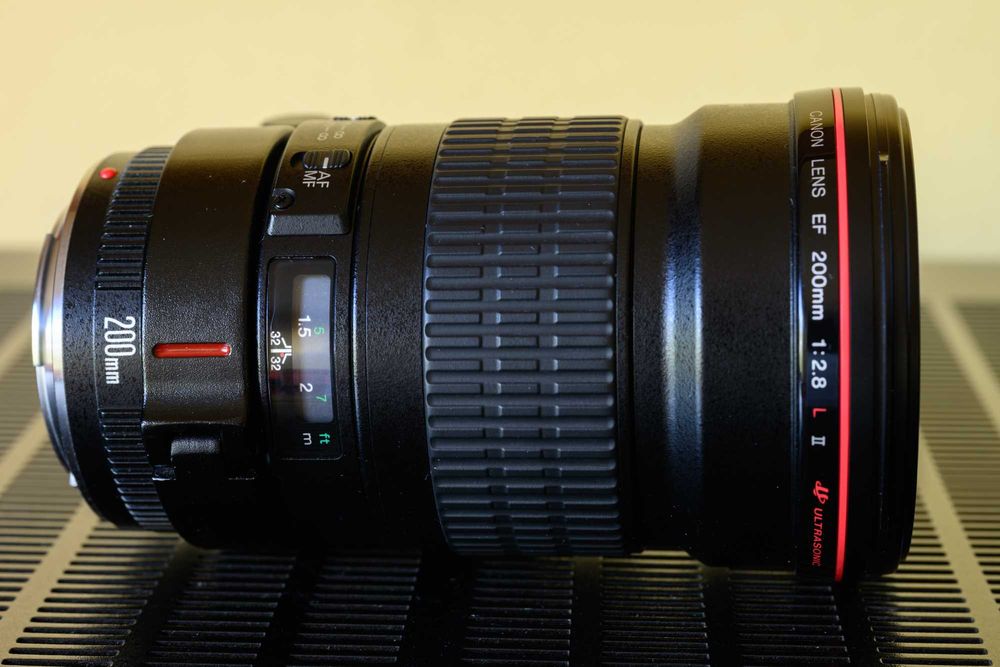 Canon EF 200/2,8 L II USM Ostrość i bokeh