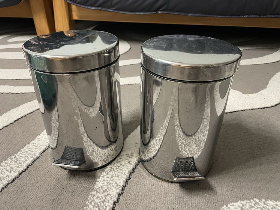 Мусорное ведро нержавейка ,мусорне відро з педалькою,смітник для ванни