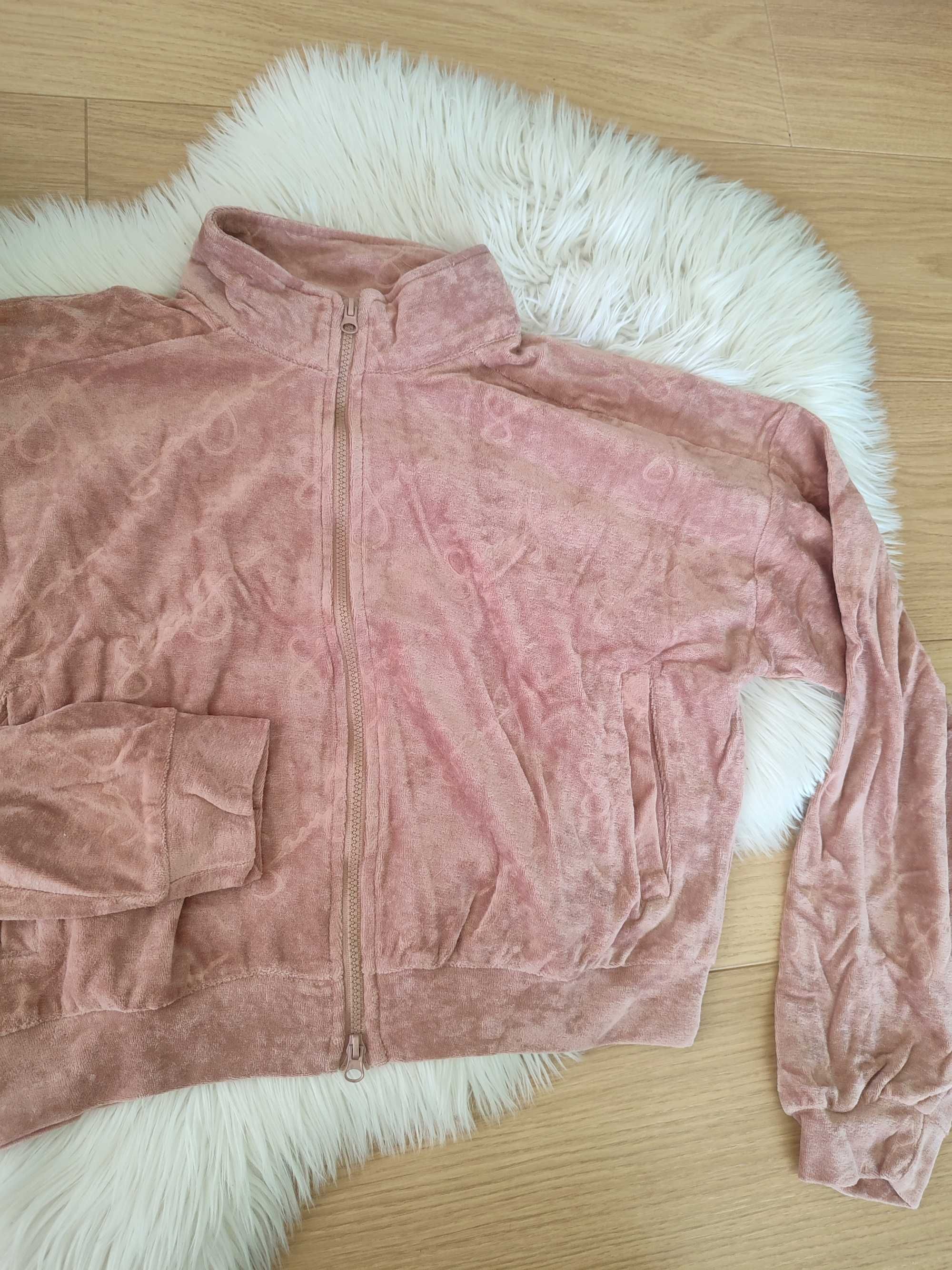 Bluza krótka damska pluszowa welurowa Missguided r. 40 / L
