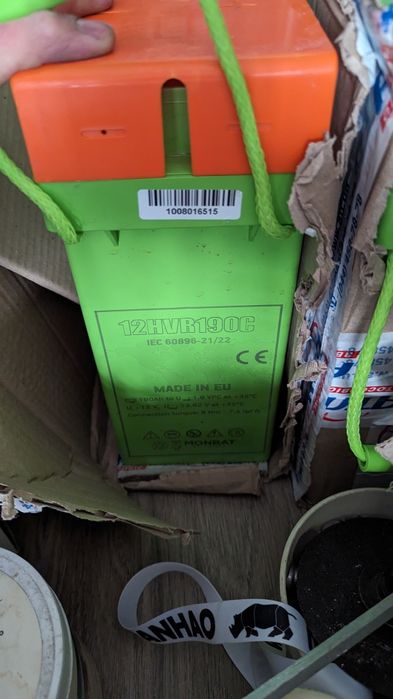 Акумуляторні гелеві батареї Monbat High Cycling Carbon AGM 6CT-190