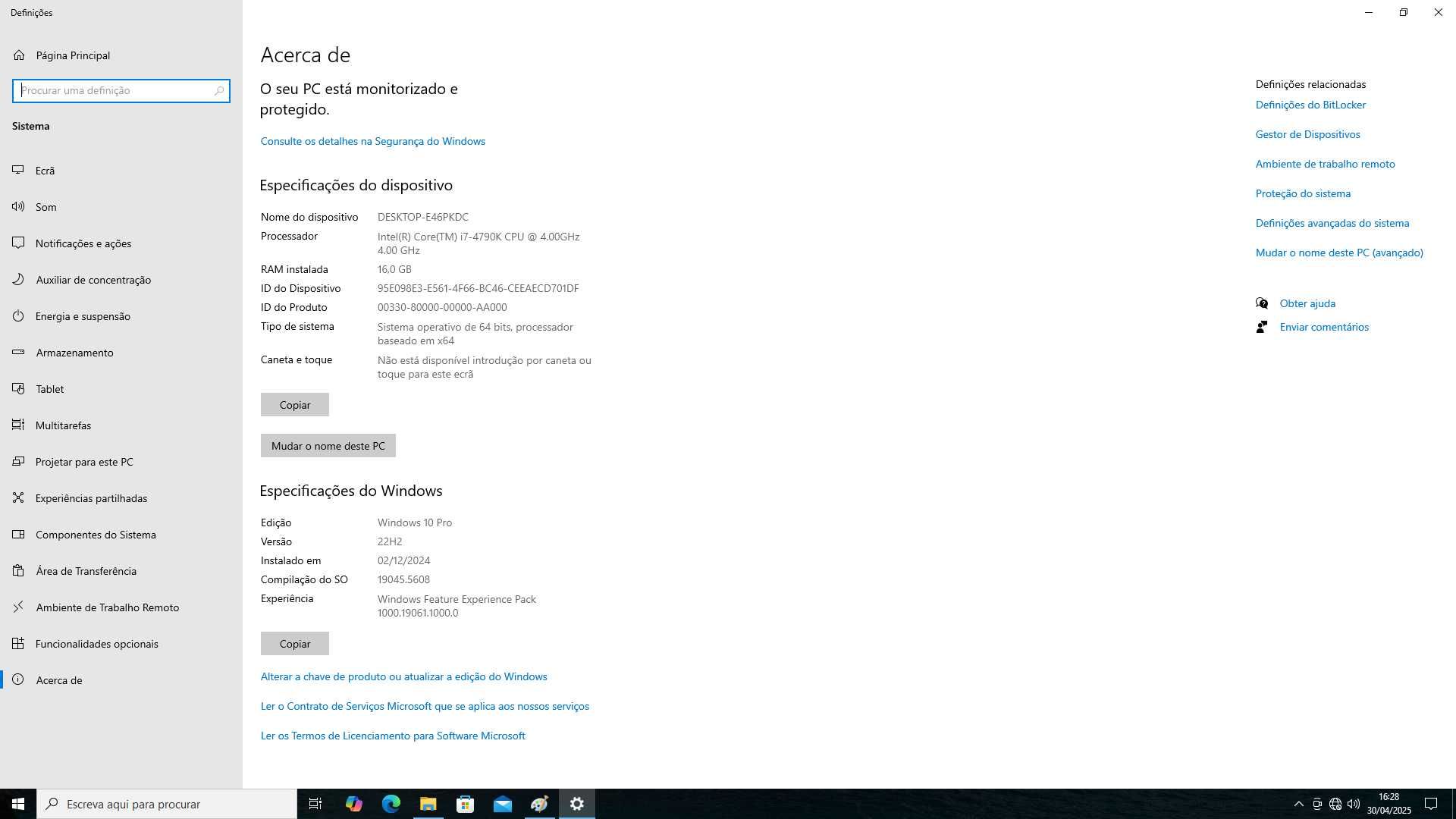 PC Desktop i7 16GB GTX970