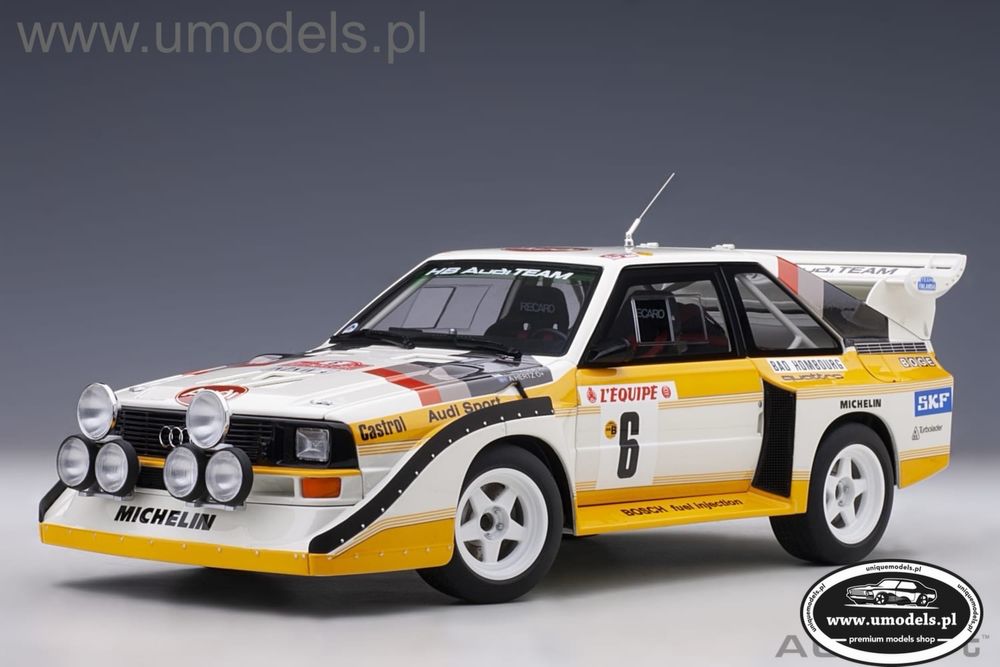 Audi Sport Quattro S1 #6 Monte Carlo 1986 AUTOart 1/18