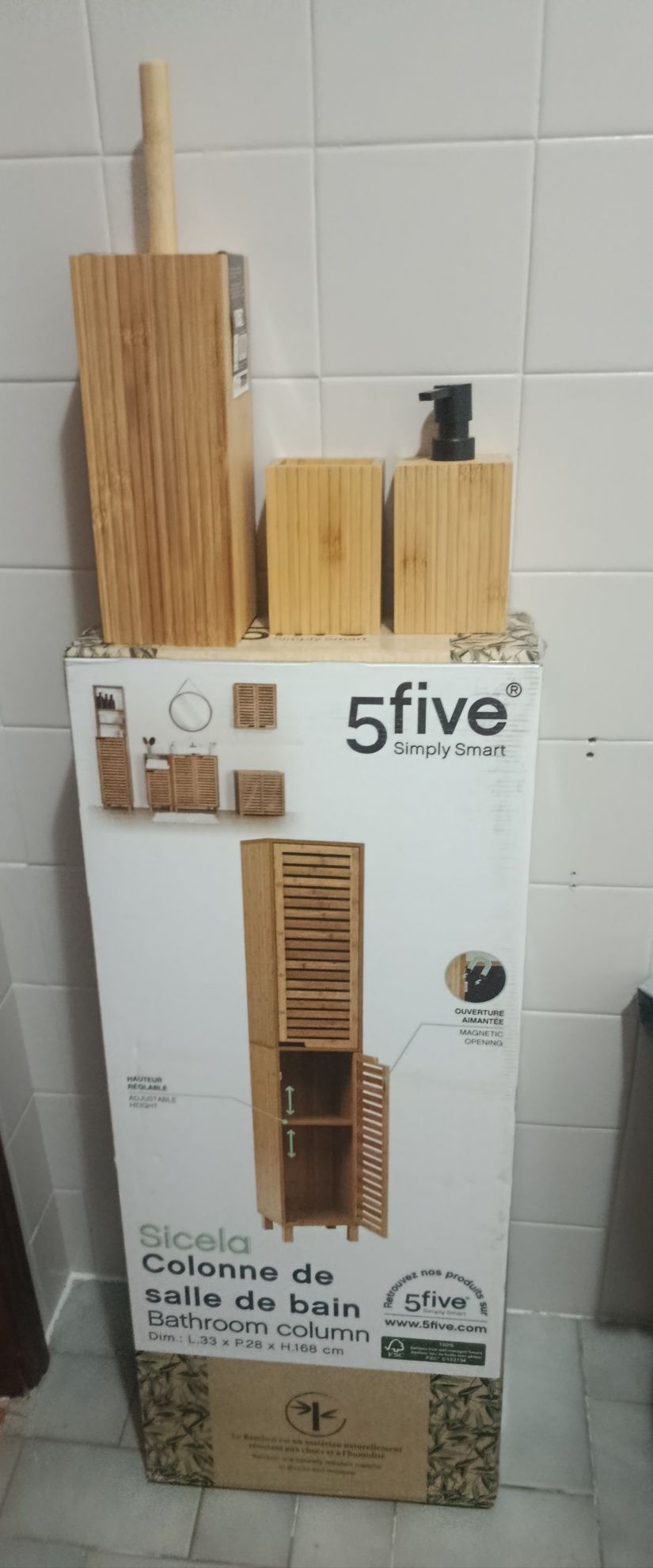 Móvel WC + acessórios