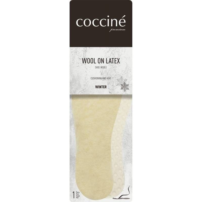 r.36 - Wkładki wełna na lateksie Coccine Wool on Latex