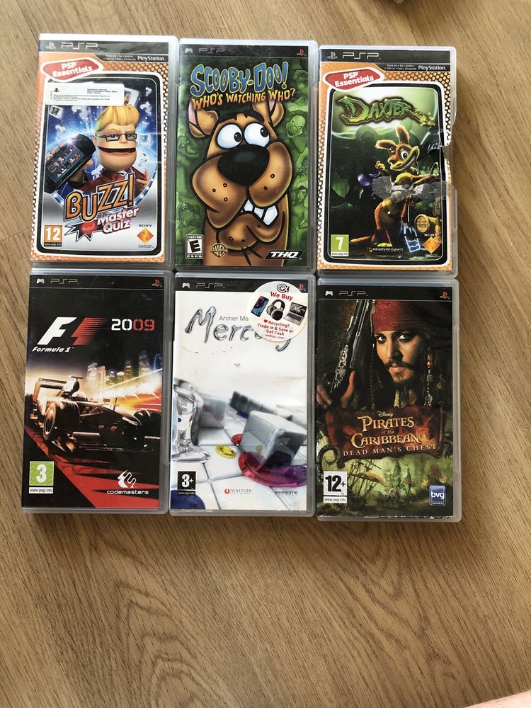 Zestaw gier dla dzieci psp stan bdb