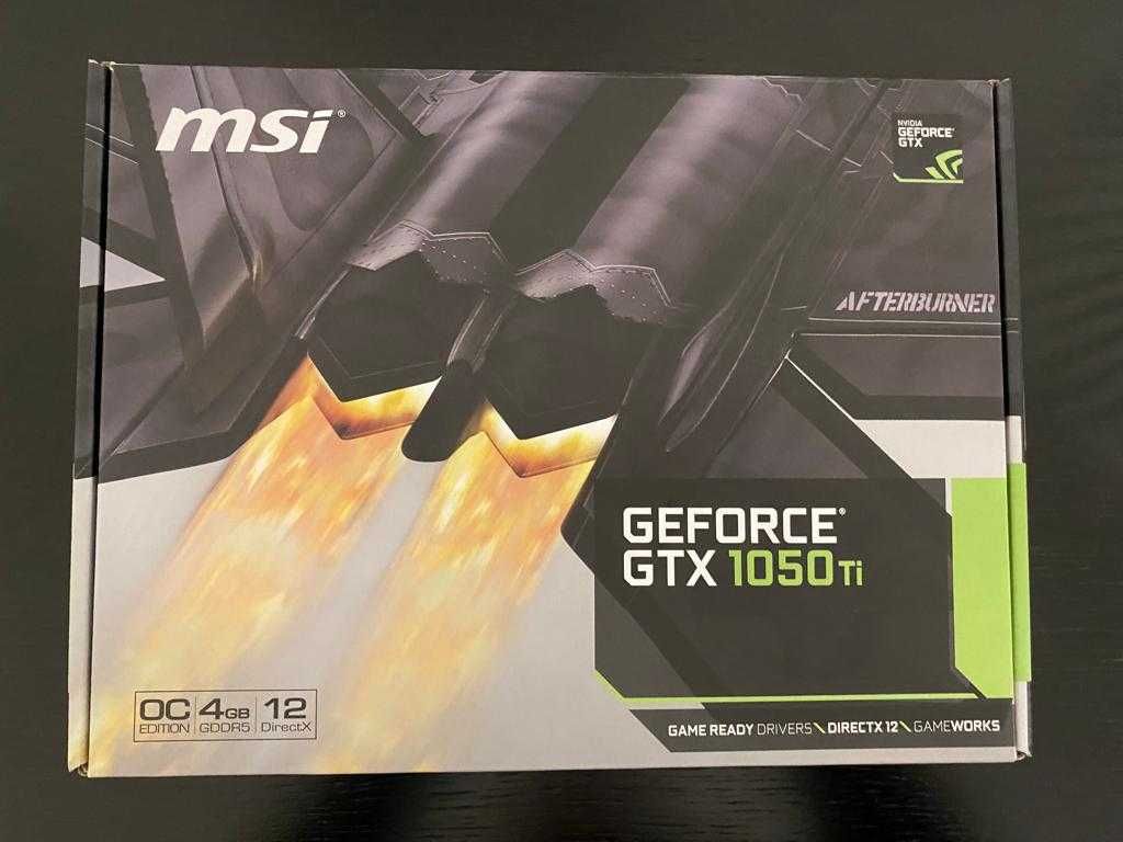 Geforce GTX 1050TI 4G OC MSI