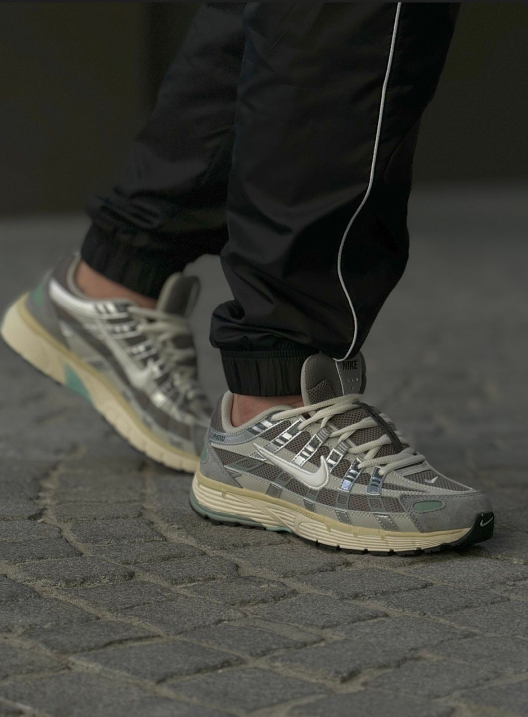 Кросівки Nike P-6000 Premium Grey Кроссовки Найк Сірі Взуття Обувь ТОП