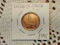 República Checa - moeda de 10 coroas de 1995