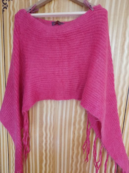 Пончо мохерове жіноче