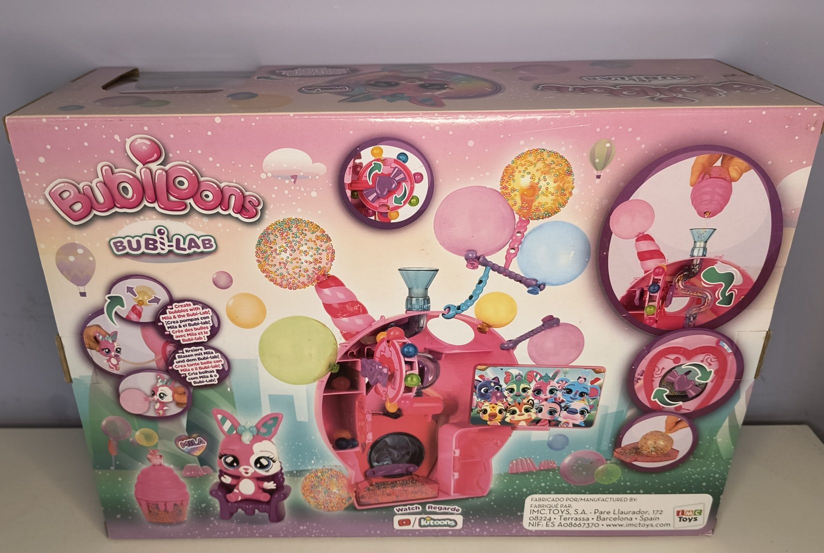 Fabryka balonów Playset Bubiloons Bubilab Mila IMC Toys