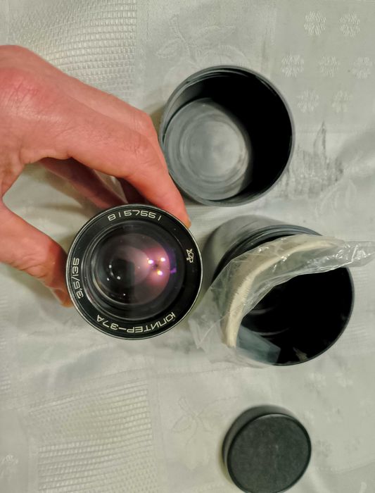 Советский объектив Юпитер 37А новый с документами