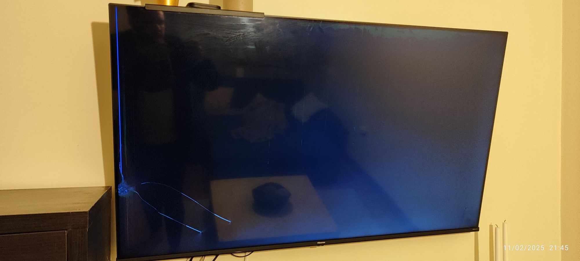 TV 4K 58" Hisense (Peças) 58A6K