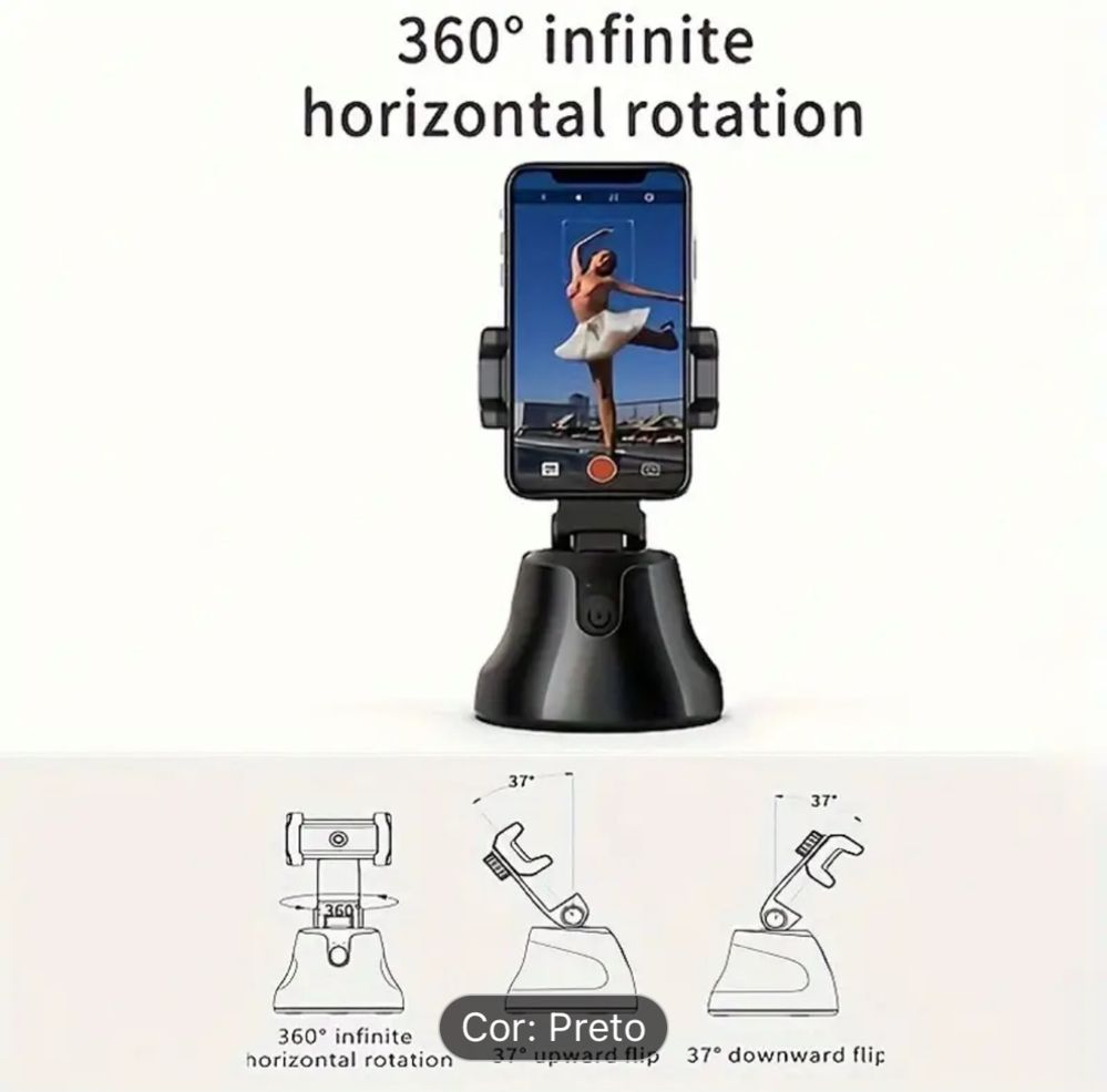 Suporte 360 inteligente automático telemóvel