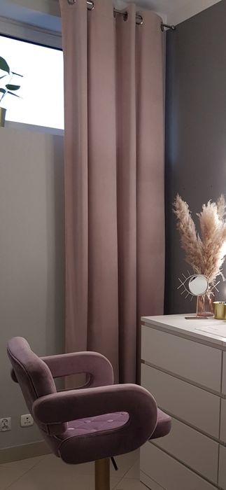 Zasłony Dubbo 140x280cm pudrowy róż