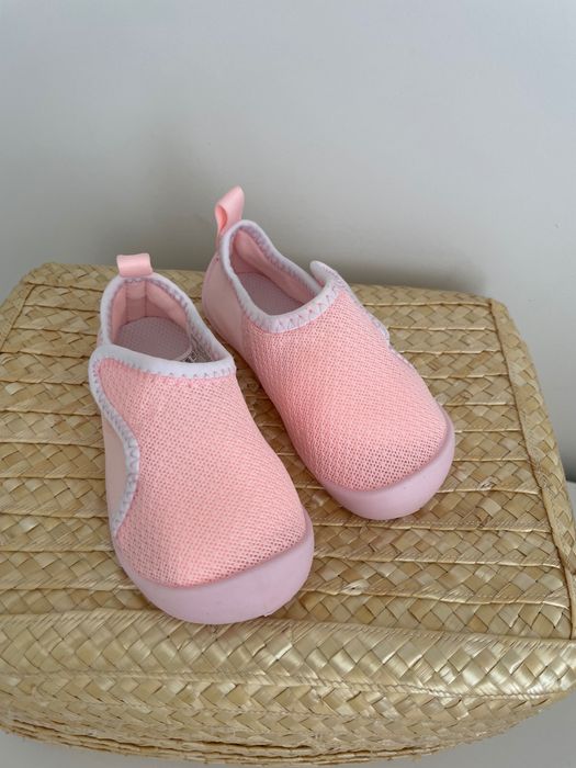 Slipper 100 pink white