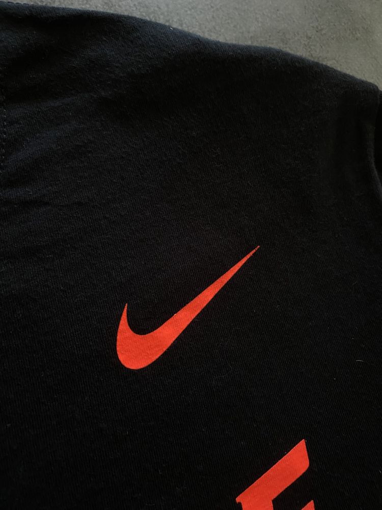 Футболка Nike big logo чёрная мужская оригинал