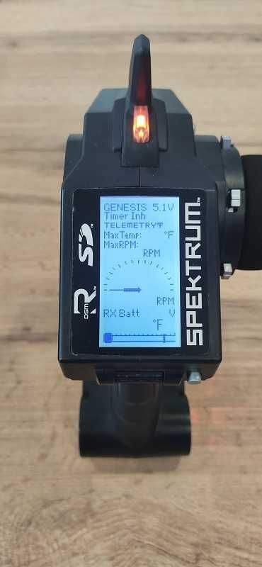 Rádio Comando RC Spektrum DX4S Telemetria Radiomodelismo 4CH