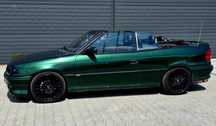 Opel astra F cabrio Bertone alufelgi 17 irmscher niski przebieg