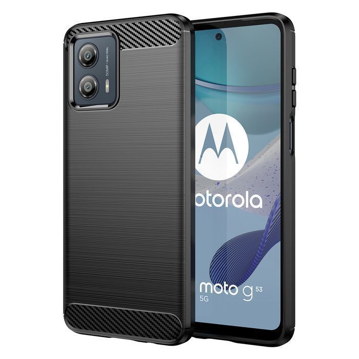 Pokrowiec Karbonowy Carbon Case do Motorola Moto G53 - Ochrona i Styl