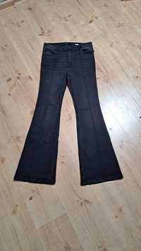 Spodnie jeansy dzwony roz 40