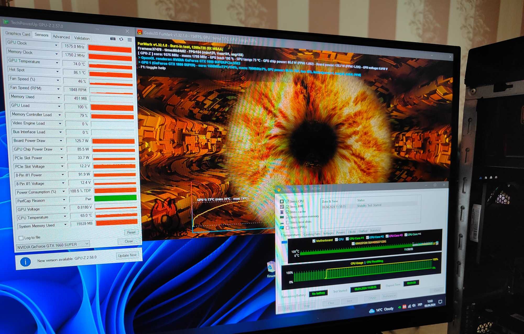 Бюджетний Ігровий Комп'ютер Системний блок GTX 1660S Intel I7 WIFI
