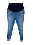Jasne jeansy ciążowe z elastycznym panelem XL 42 New Look
