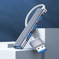 USB 3.0 2.0 концентратор . USB Hub 4 порта