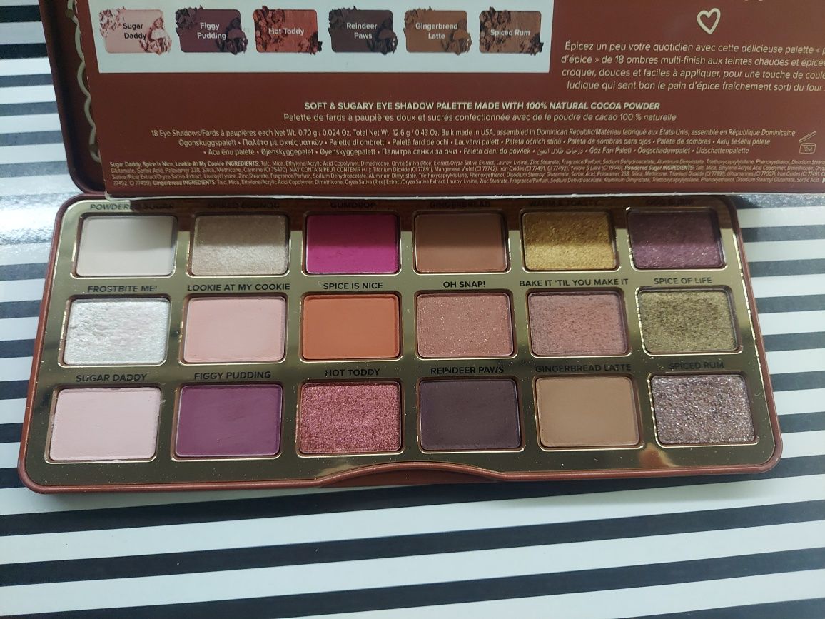 Paleta paletka cieni Too Faced Gingerbread Spice