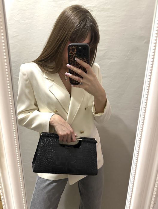 Стильний вечірній клатч з ручками