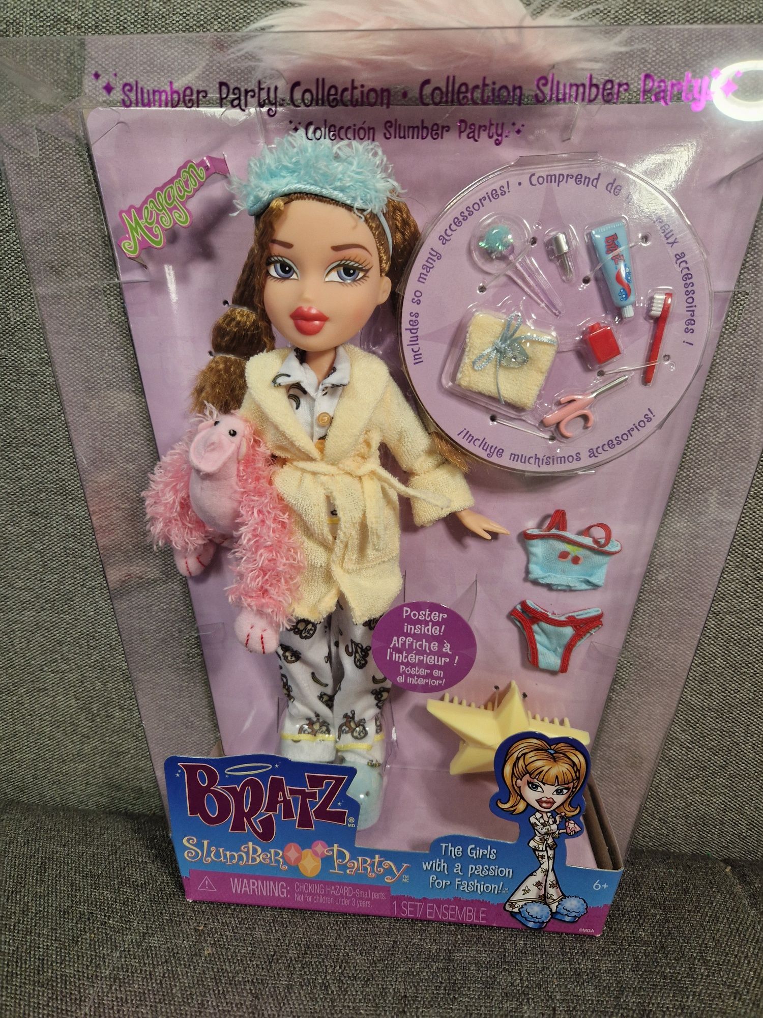 Лялька Братц піжамна вечірка Bratz Slumber Party Хлоя Мейган Жасмін