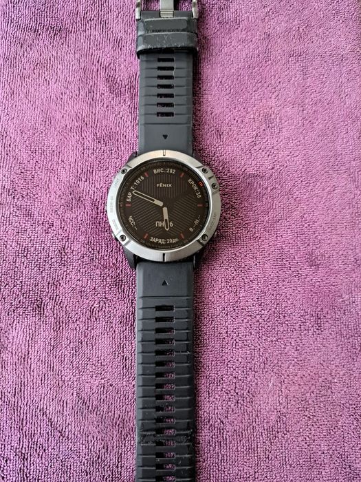 Garmin Fenix 6X sapphire. GPS годинник