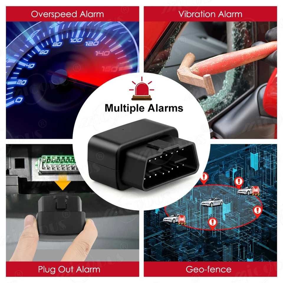 Podsłuch Lokalizator GPS Mikrofon Złącze OBD Micodus MV66