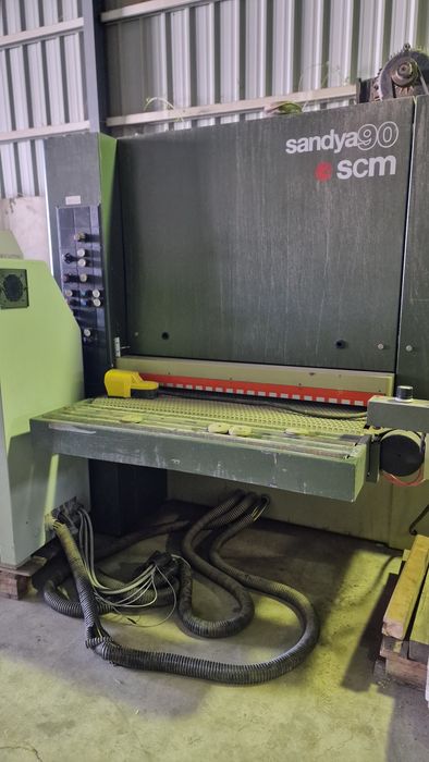 Lixadeira calibradora de acabamentos com banda transversal maquinas de