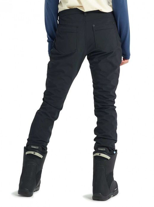 Nowe damskie spodnie Burton Ivy Under Boot Black M slim stretch volcom