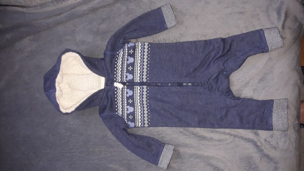 Dresik Mickey,rampers 6-9m-cy