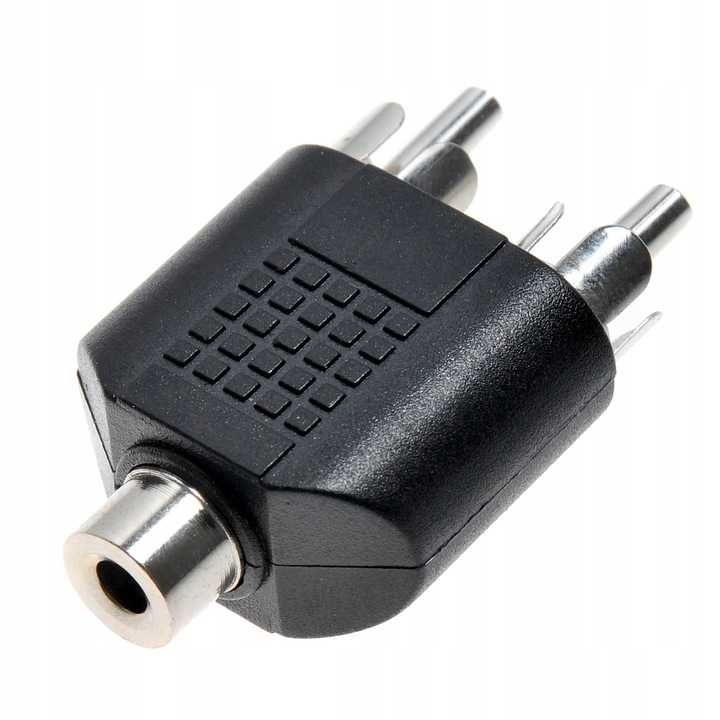 Adapter.wtyk RCAx2 / gniazdo 3,5 stereo Talvico