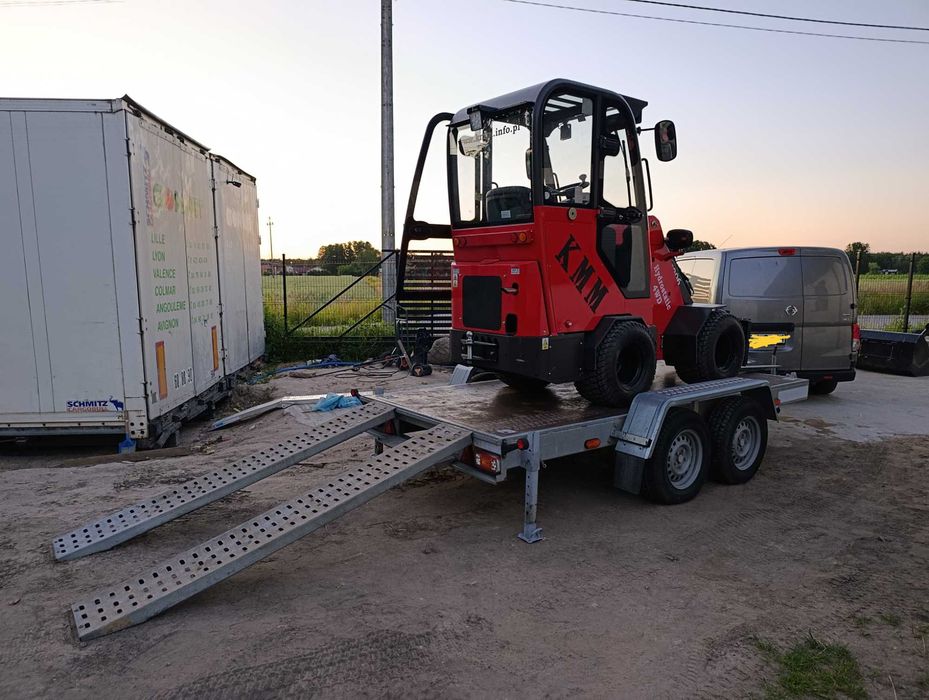 Mini ładowarka teleskopowa, przegubowa 1,5t wypożyczalnia