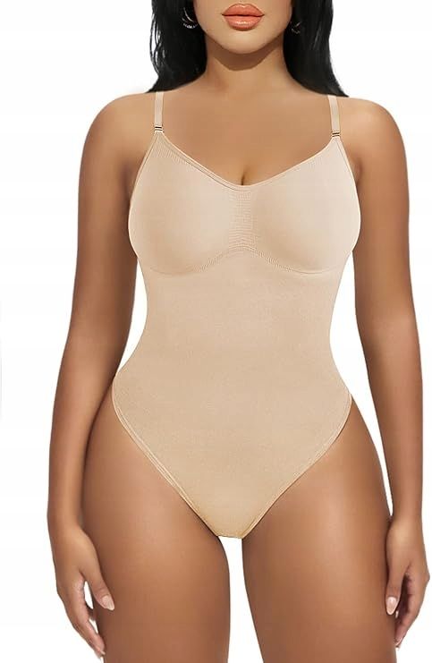 YIANNA Body Modelujące dla Kobiet z Mocnym Wycięciem na Plecach XXL