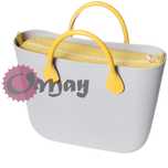organizer OBAG STANDARD szary struktura musztarda 2 kieszenie  OMAY