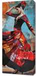 Obraz 40x90cm Taniec Flamenco