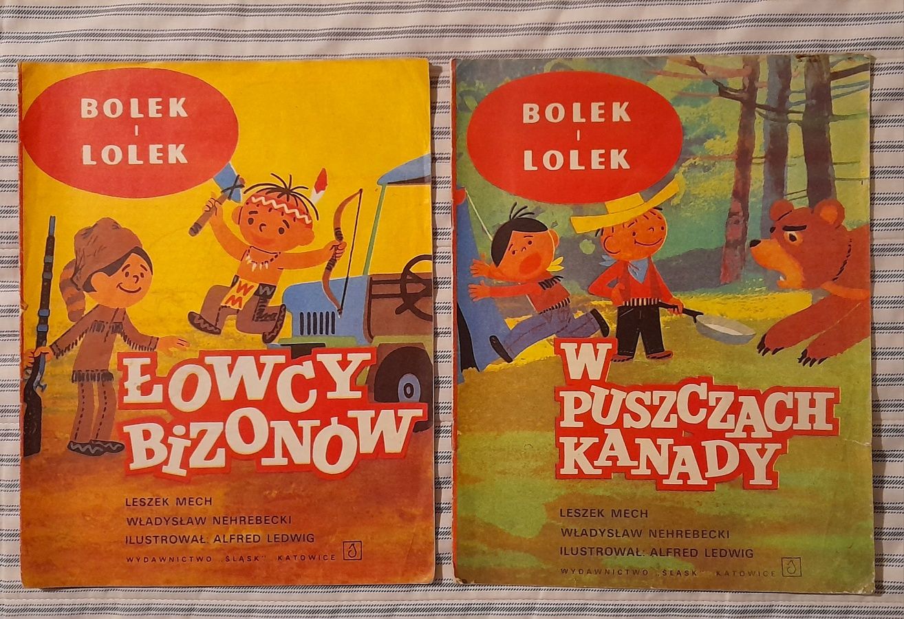 Bolek i Lolek - 2 książeczki 1988 r., wysyłka GRATIS