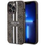 Etui Guess 4G Printed Stripes Magsafe Na Iphone 13 Pro Max - Brązowe