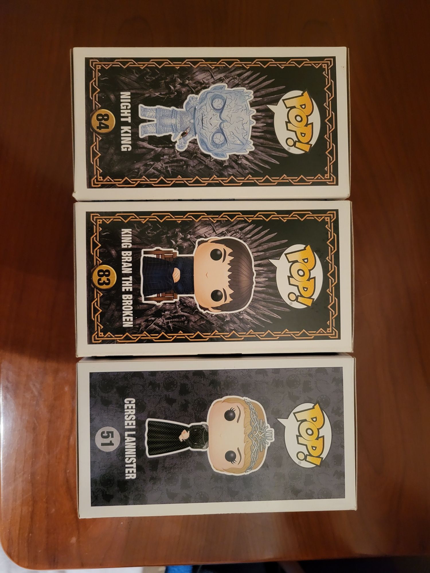 Funko Pop Game of Thrones Cersei Lannister King Bran Night King