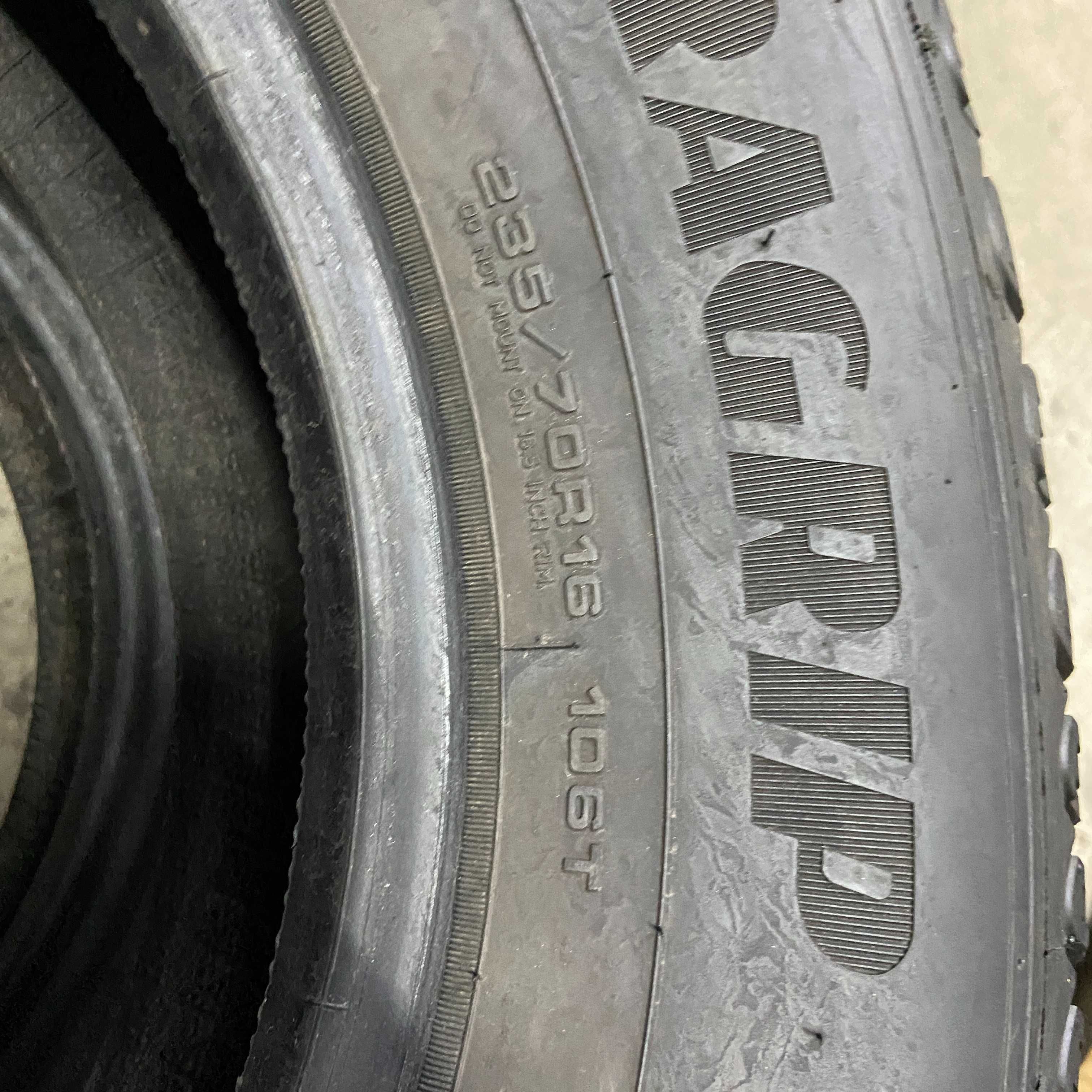 Шини 235/70 r16 Goodyear Висота протектора 8,77мм.